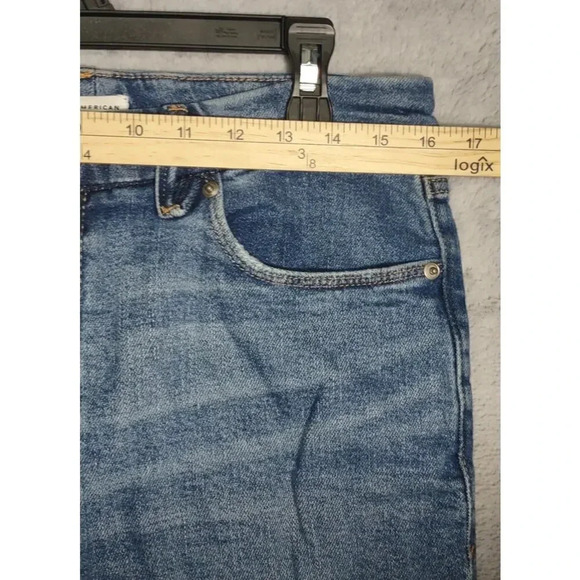 The Good American Women's BLue Denim Distressed Jeans - Picture 5 of 8